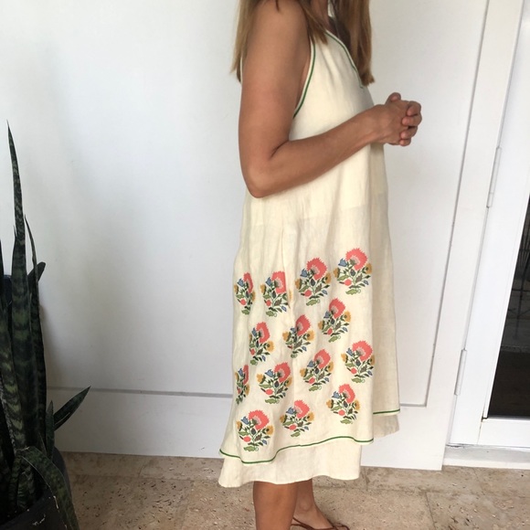 Loewe double layer ecru dress. - Picture 7 of 12